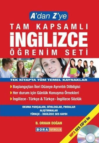 A' dan Z'ye Tam Kapsamlı İngilizce Öğrenim Seti - Bekir Orhan Doğan - Bora Yayıncılık