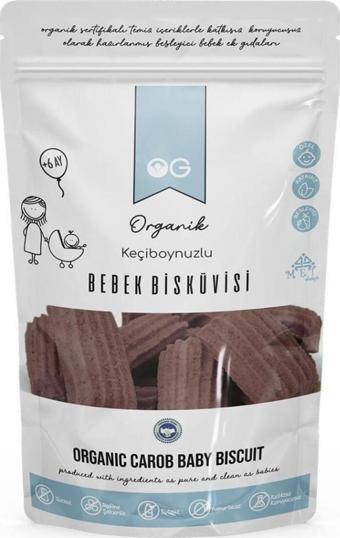 OG Natural Organik Keçiboynuzlu Bebek Bisküvisi 150 Gr +6 Ay