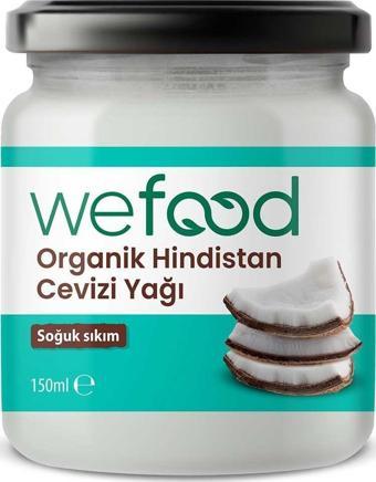 Wefood Organik Hindistan Cevizi Yağı 150 Ml (Soğuk Sıkım)