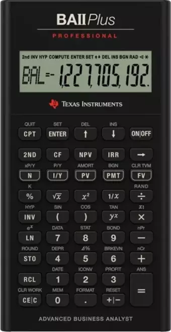 Texas Instruments Ba II Plus Professional Finansal Hesap Makinesi