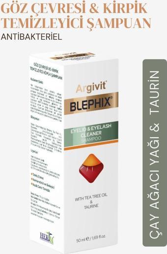 Argivit Blephix Göz Çevresi Ve Makyaj Temizleme Şampuanı 50 Ml