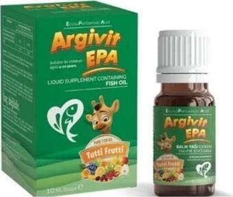 Argivit Epa Tutti Frutti Aromalı Damla 10 Ml