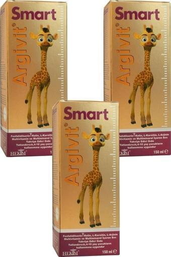 Argivit Smart Şurup 150Ml (3 Adet)