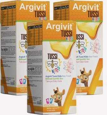 Argivit Tussi Kids Şurup 3'Lü Paket 150 Ml