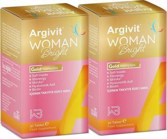 Argivit Woman Brıght Tablet 30 Tablet 2'Li Paket