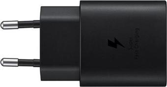 Samsung Galaxy S24 Type-C Fast Şarj Adaptörü 25W Siyah (Samsung Türkiye Garantili)