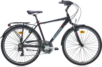 Bianchi Travel 504 V Fren 21 Vites 28 Jant Şehir Bisikleti Siyah Kırmızı 48 Kadro