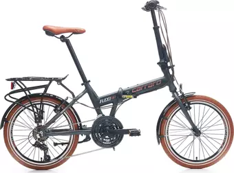Carraro Flexi 121 V Fren 21 Vites 20 Jant Katlanır Bisiklet Antrasit Gri Bakır