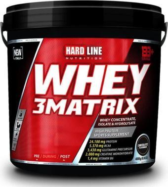 Hardline Whey 3 Matrix 4000 Gr - Çikolata Aromalı