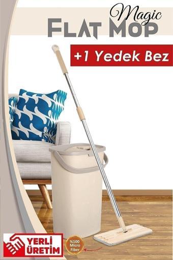 Magic Flat (Tablet) Mop Set + 1 Yedek Bez