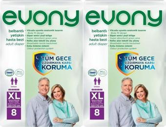 Evony Hasta Bezi Bel Bantlı Ekonomik Pk Ekstra Büyük (Xl) 16 Adet