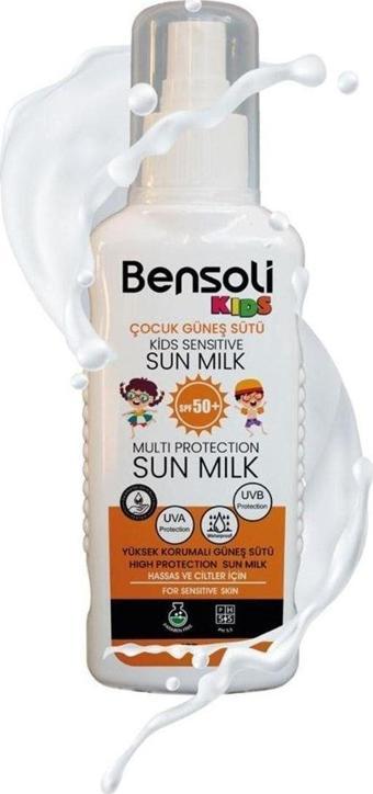 Bensoli  Çocuk Güneş Sütü Yüksek Korumalı 175 Ml