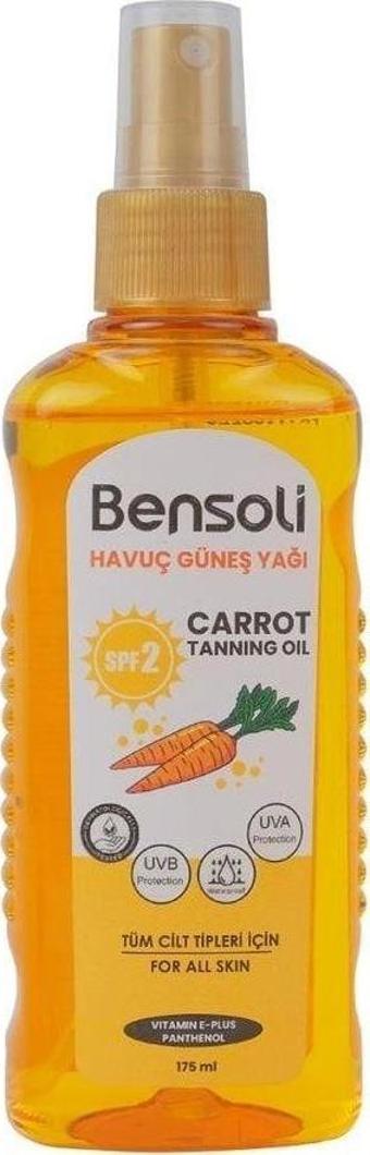 Bensoli  Havuç Güneç Yağı 2 Spf 175 Ml