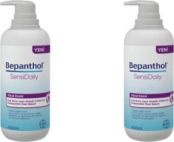 Bepanthol Sensidaily Pompalı Vücut Kremi 400 Ml 2 Adet