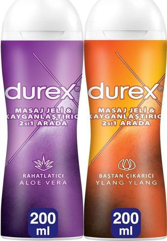 Durex Play Kayganlaştırıcı & Masaj Jeli Aloe Vera 200 ml Hassas Ylang 200 ml