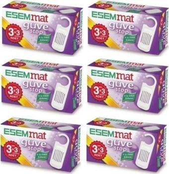 Esemmat Güve Stop ( 3 Askı 3 Çekmece ) 6' Lı Paket