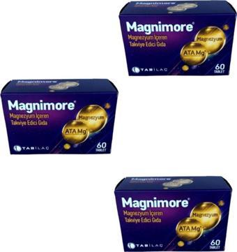 Magnimore Plus Takviye Edici Gıda 60 Tablet 3 Adet