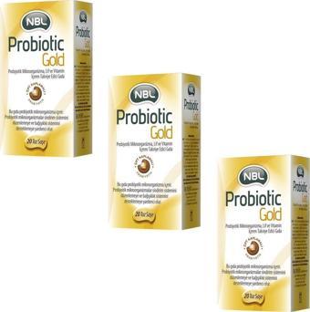 NBL Probiotic Gold 20 Saşe X 3 Adet