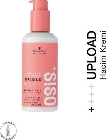 Osis Upload Hacim Kremi 200ml | Elektriklenmeye & Isıya Karşı Korumalı Dipten Uca Hacim