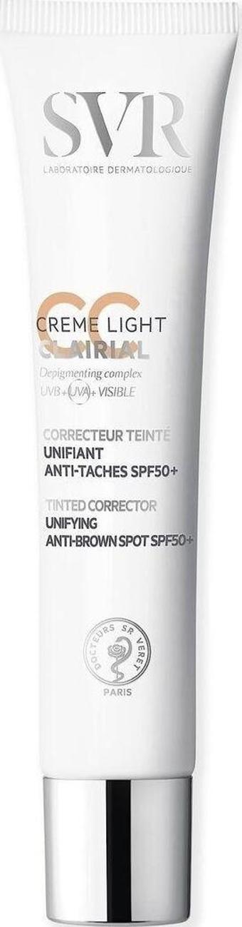 SVR Clairial CC Cream SPF50+ Light 40 ml