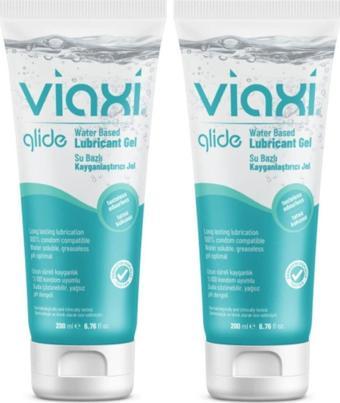 Viaxi Glide Su Bazlı Kayganlaştırıcı Jel 200 ml X 2 Adet