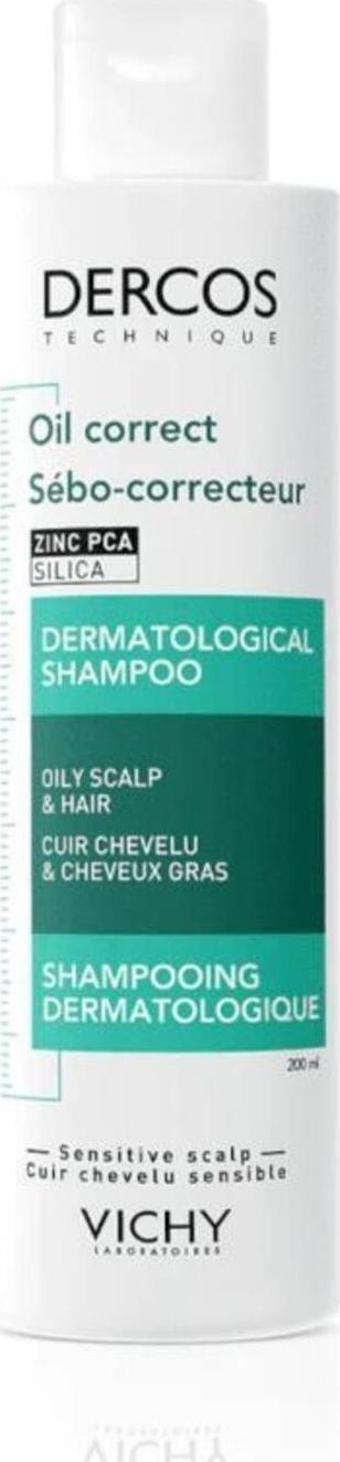 Vichy Dercos Oil Correct Dermatological Shampoo 200 ml