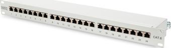 Digitus 19 Inch 24 port CAT-6 FTP Patch Panel, Zırhlı