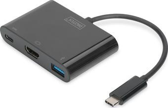 Digitus USB 3.1 (Gen. 1) (USB Tip C) &lt;-&gt; HDMI Grafik Adaptörü&lt;br&gt;Giriş: USB Tip C erkek 