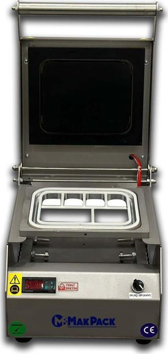 Makpack 6 Bölmeli Tabak Kapatma Makinesi (Yemek Paketleme)