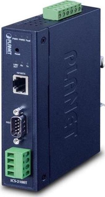 Endüstriyel 1-Port RS232/RS422/RS485 Serial Device Server&lt;br&gt;1 x 10/100TX&lt;br&gt;-40~75 dere