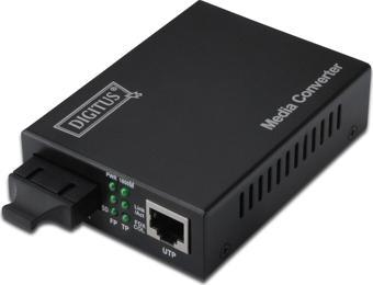 Digitus Media/Rate Converter, 10/100/1000Base-T - 1000Base-LX (Singlemode 10 km, SC)