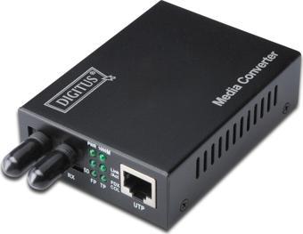 Digitus Media/Rate Converter, 10/100TX - 100FX (Multimode 2 km, ST)