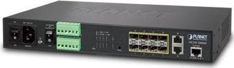 Managed Metro Ethernet Switch&lt;br&gt;8-Port 1000BASE-SX/LX/BX SFP/mini-GBIC yuva (Port-1 ile Port-