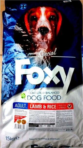 Foxy Yetişkin Kuzu Etli Köpek Maması 15 Kg