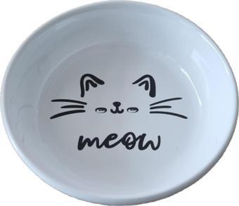 Glipet Yıkanabilir Seramik Mama Ve Su Kabı 14 Cm 250 Ml BLACKMEOW  NO : 8