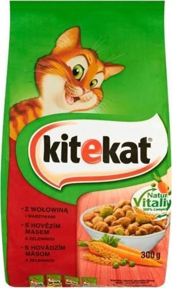 Kitekat Biftekli ve Sebzeli Yetişkin Kedi Maması 300 Gr