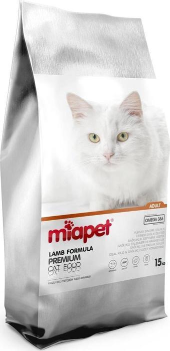 Miapet Kuzulu Yetişkin Kedi Maması 15 KG