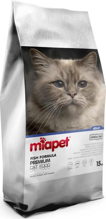 Miapet Balıklı Yetişkin Kedi Maması 15 KG