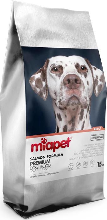 Miapet Somonlu Yetişkin Köpek Maması 15 KG