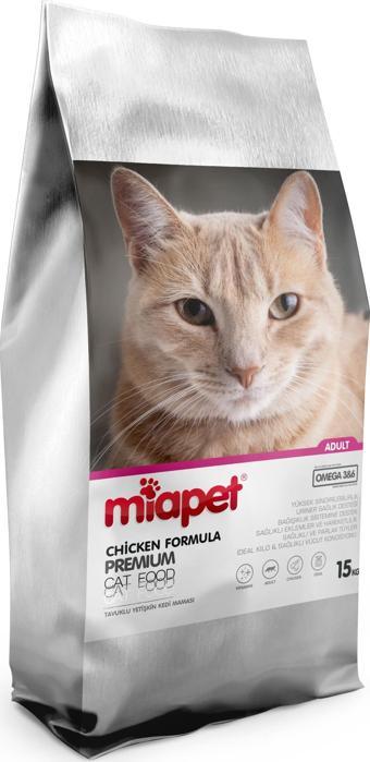 Miapet Tavuklu Yetişkin Kedi Maması 15 KG