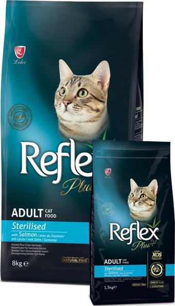 Reflex Plus Somonlu Kısırlaştırılmıs Yetişkin Kedi Maması 8 Kg