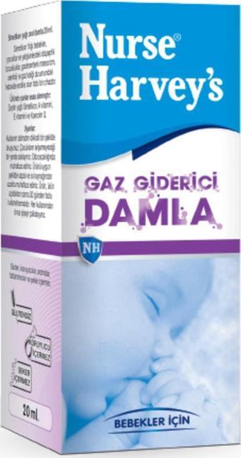 Nurse Harvey's Gaz Giderici Oral Damla 20 ml