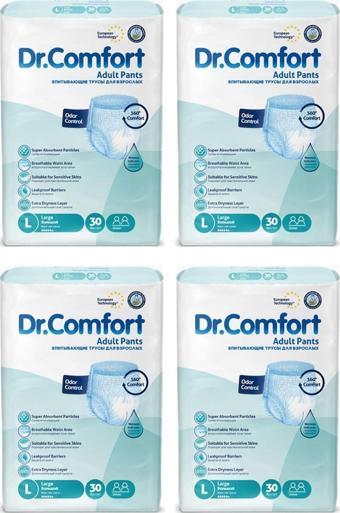 Dr.Comfort Külotlu Yetişkin Hasta Hasta Bezi Large 120 Adet