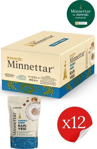 Şekeroğlu Minnettar Fındıklı Dibek Kahvesi 12 x 165 Gr ( 12 PAKET )