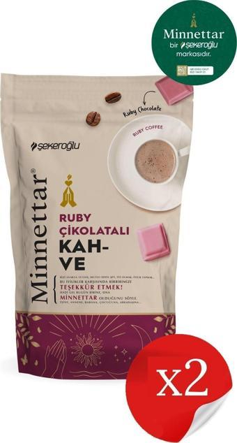 Şekeroğlu Minnettar Ruby Çikolatalı Kahve 2 X 165 gr ( 2 Paket )