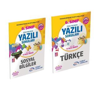 6. SINIF SOSYAL BİLGİLER & TÜRKÇE ÖĞRETMENİMİN YAZILI SORULARI - Murat Yayınları