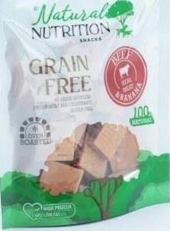 Natural Nutrition Snacks Biftek Eti ve Muzlu Köpek Ödülü 75 Gr