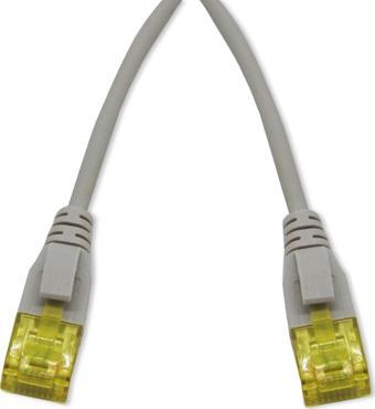 Beek CAT.6A İnce Tip Patch Kablo, U/UTP, 5 metre, AWG 28, Gri Renk, LSZH CAT.6A Slim P