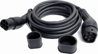Beek Type2 &lt;-&gt; Type2 IEC Elektrikli Araç Şarj Kablosu, 400V / 16A11kWIP55, Düz TPU Kablo, 7.5 