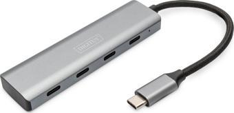 Digitus USB-C 4-Port Hub, 4 x USB-C port, 3.1 Gen1, 5Gbps USB-C 4 Port Hub, 4 x USB